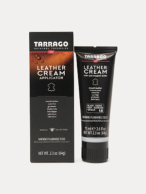 Крем Leather cream с губкой 75мл.черный